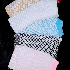 Just a 80’s thang fishnet bootie socks